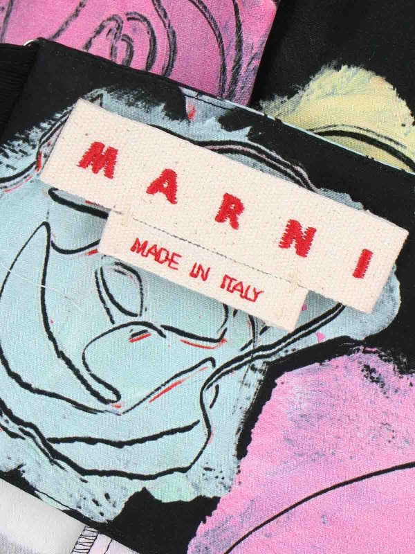 膝丈ドレス - 黒 shop online: Marni