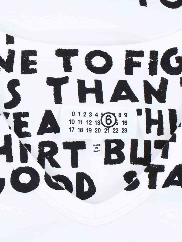 The Best Shops MM6 MAISON MARGIELA: Tシャツ - Tシャツ - 白