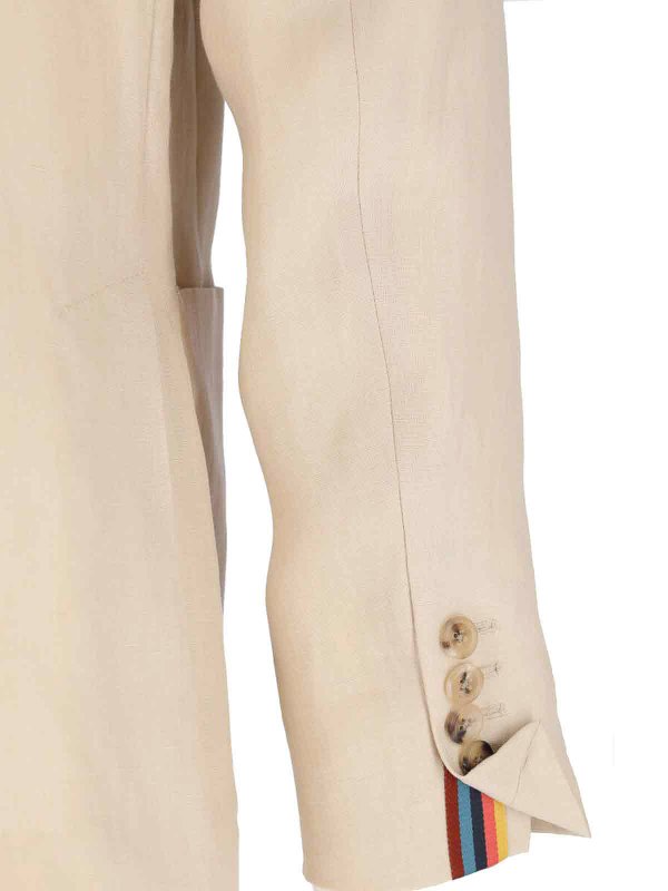 The Best Shops PAUL SMITH: blazers - Blazer Monopetto In Lino