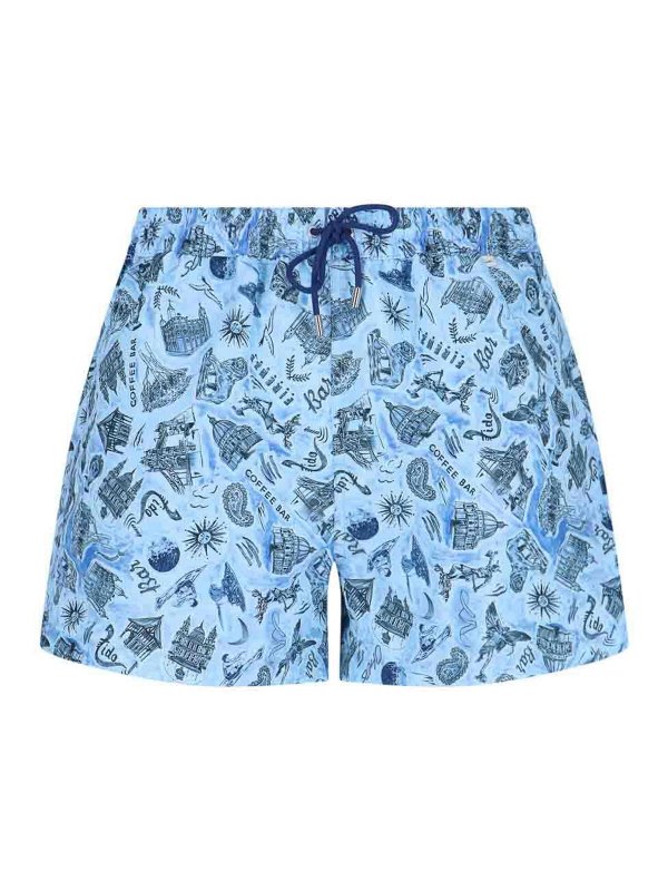 PAUL SMITH: Shorts - Short - Bleu