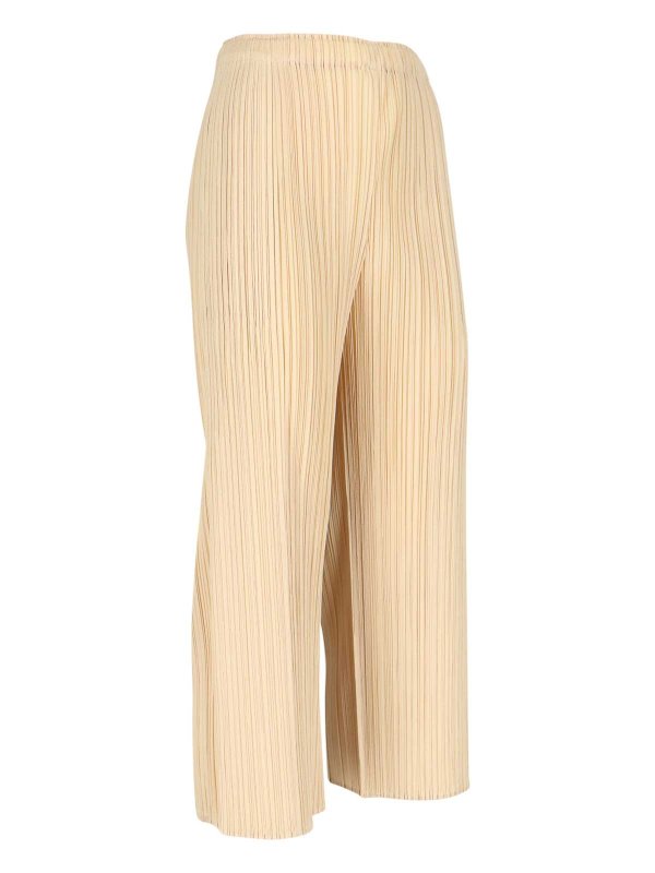 The Best Shops PLEATS PLEASE ISSEY MIYAKE: casual trousers - Pleated trousers