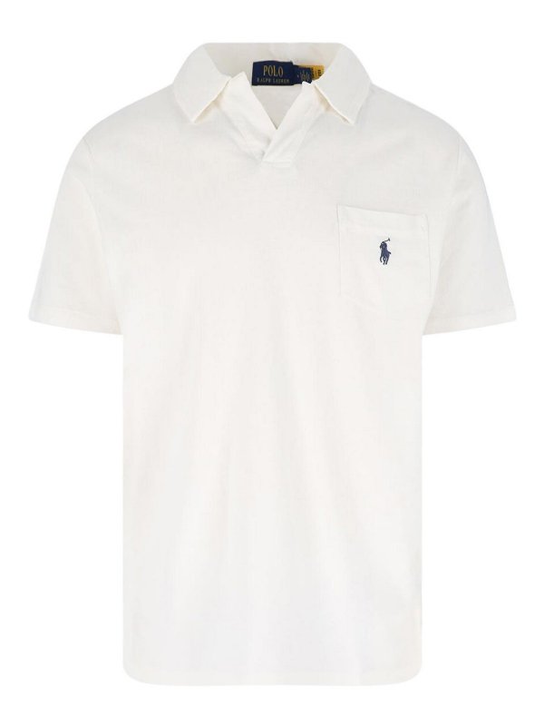 POLO RALPH LAUREN: Poloshirts - Poloshirt - Weiß