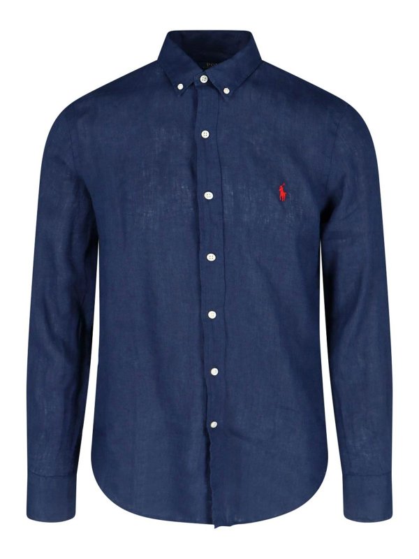 POLO RALPH LAUREN: Chemises - Chemise - Bleu