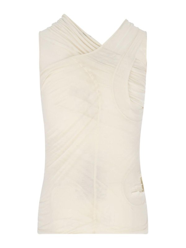 RICK OWENS: Tops y camisetas sin mangas online - Top - Blanco