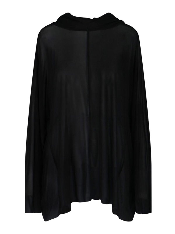 RICK OWENS: tunics - Tunic with hood