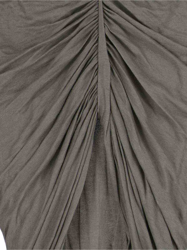 The Best Shops RICK OWENS: Knielange und Midi Röcke - Midirock - Grau