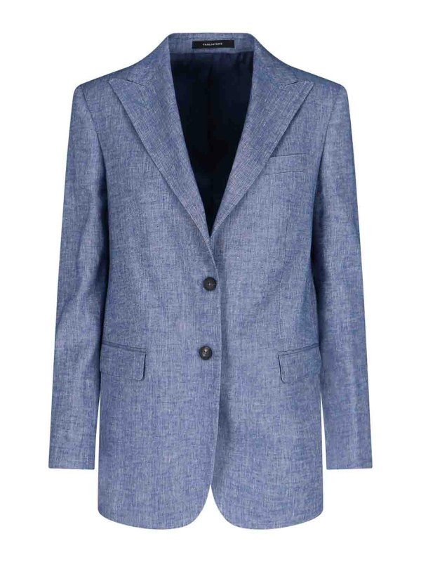TAGLIATORE: Blazer - Blazer - Azul