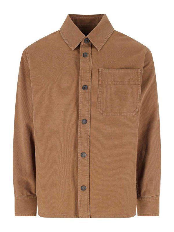 A.P.C.: Camisas - Camisa - Marrón