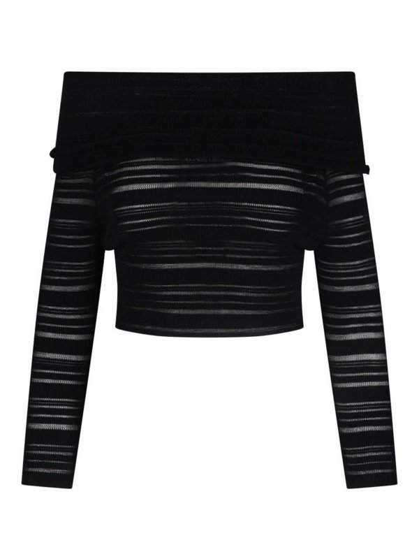 ANDREĀDAMO: Tops & Tank tops - Crop Top A Righe