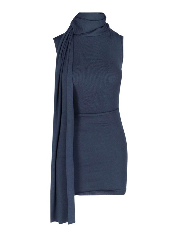 AYA MUSE: short dresses - Mini dress with shawls