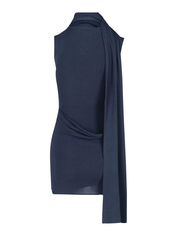 AYA MUSE: short dresses online - Mini dress with shawls