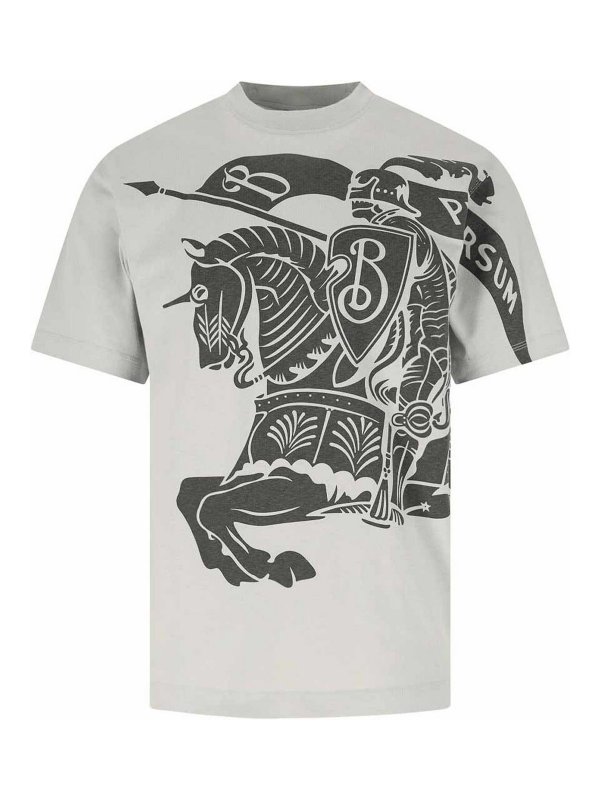 BURBERRY メンズ 半袖Tシャツ 8104019 Burberry Tシャツ - グレー - グレイ - メンズ | 8104019