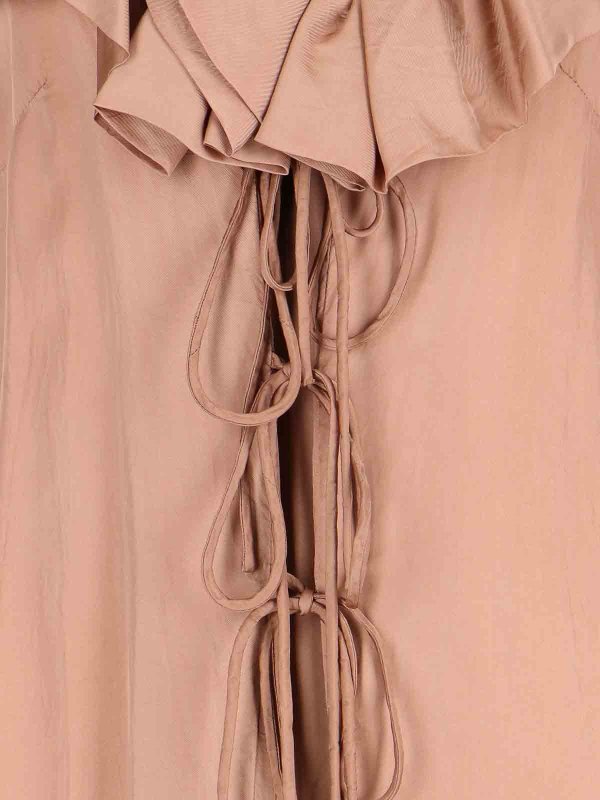 The Best Shops DRIES VAN NOTEN: ニーレングスドレス - 膝丈ドレス - ヌードカラー