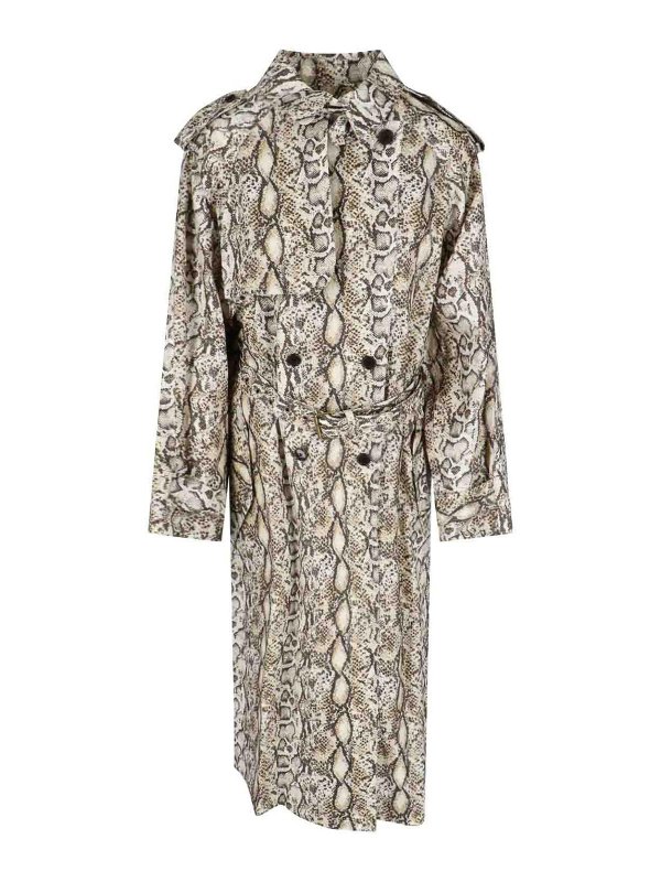 ISABEL MARANT: Trenchs - Trench-Coat - Beige