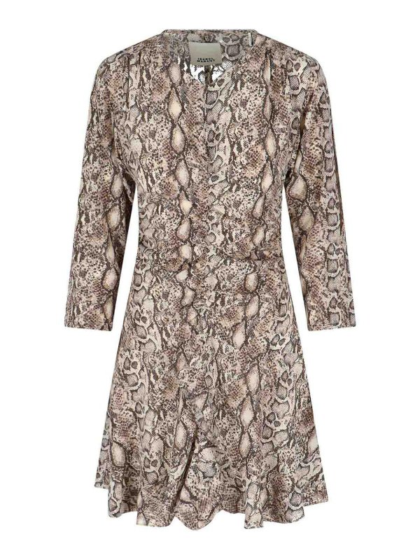 ISABEL MARANT: knee length dresses - Midi Chemisier dress