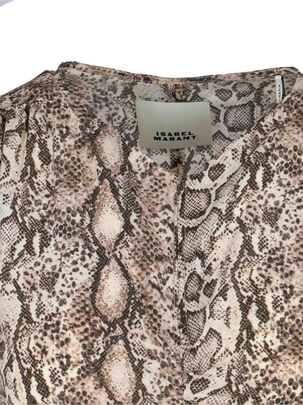 The Best Shops ISABEL MARANT: knee length dresses - Midi Chemisier dress