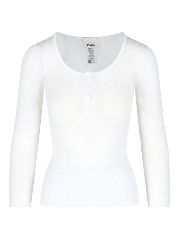 ISABEL MARANT: Tops & Débardeurs - Top - Blanc