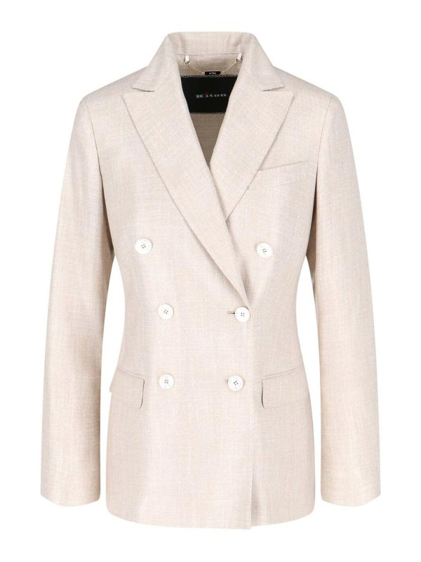 KITON: blazers - Blazer Doppiopetto