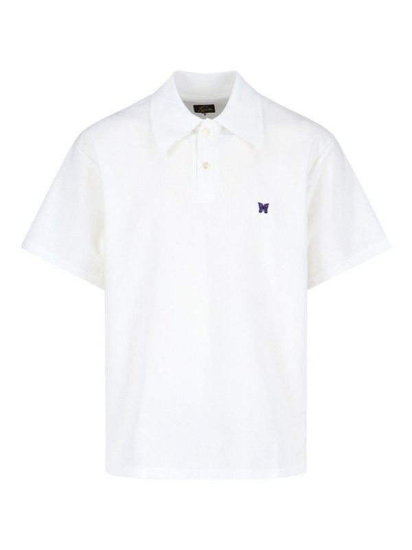 NEEDLES: polo shirts - Logo pole