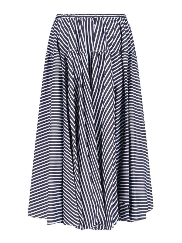 PATOU: Knielange und Midi Röcke online - Midirock - Blau