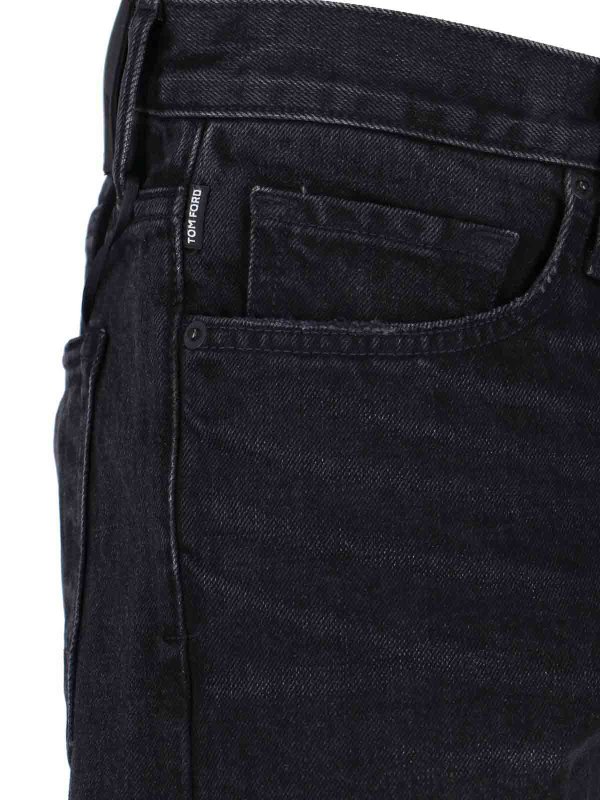ブーツカットジーンズ - 黒 shop online: TOM FORD
