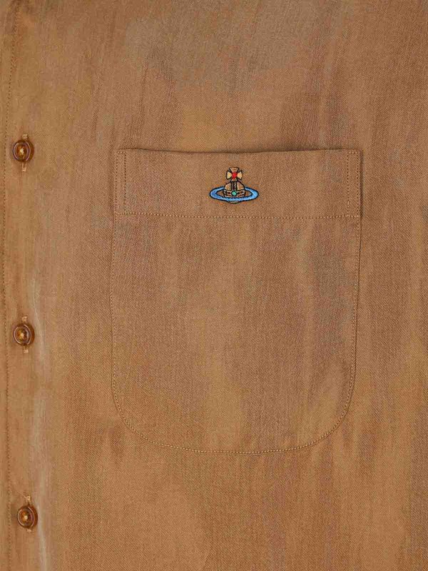 The Best Shops VIVIENNE WESTWOOD: shirts - Suede effect shirt