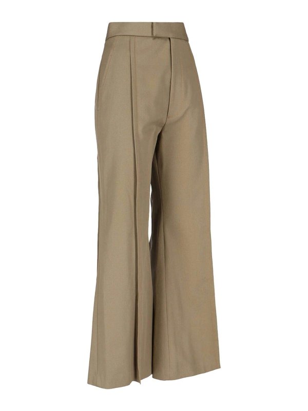 The Best Shops VIVIENNE WESTWOOD: casual trousers - Palazzo pants with PINCES