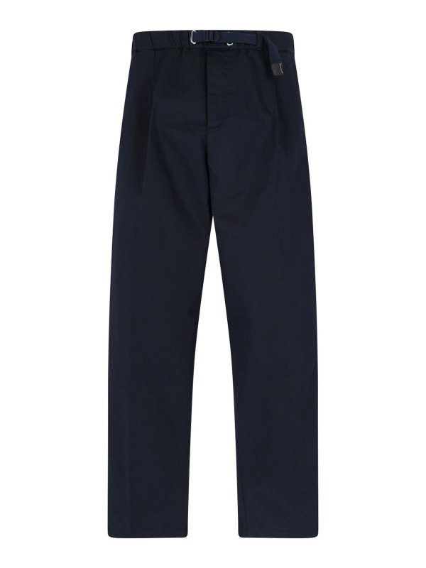 WHITE SAND: カジュアルトラウザー - カジュアルパンツ - ブルー