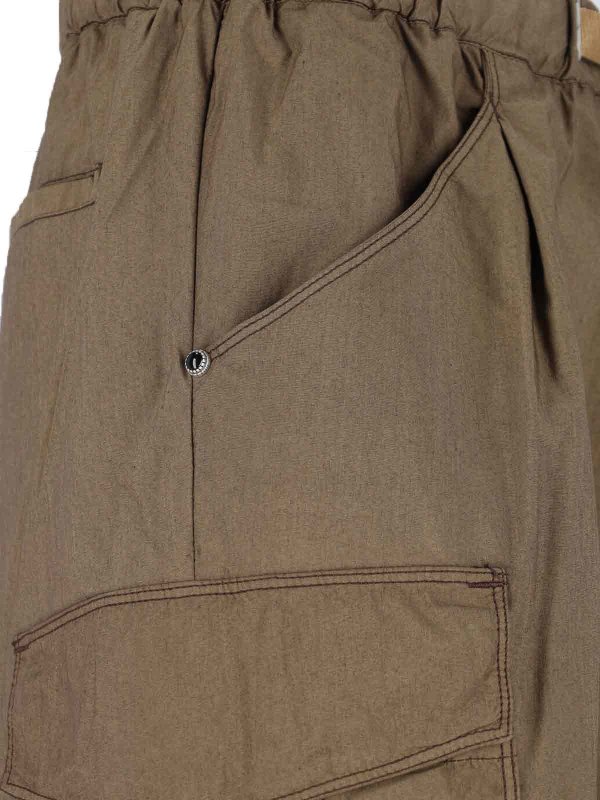 カジュアルパンツ - ブラウン shop online: WHITE SAND