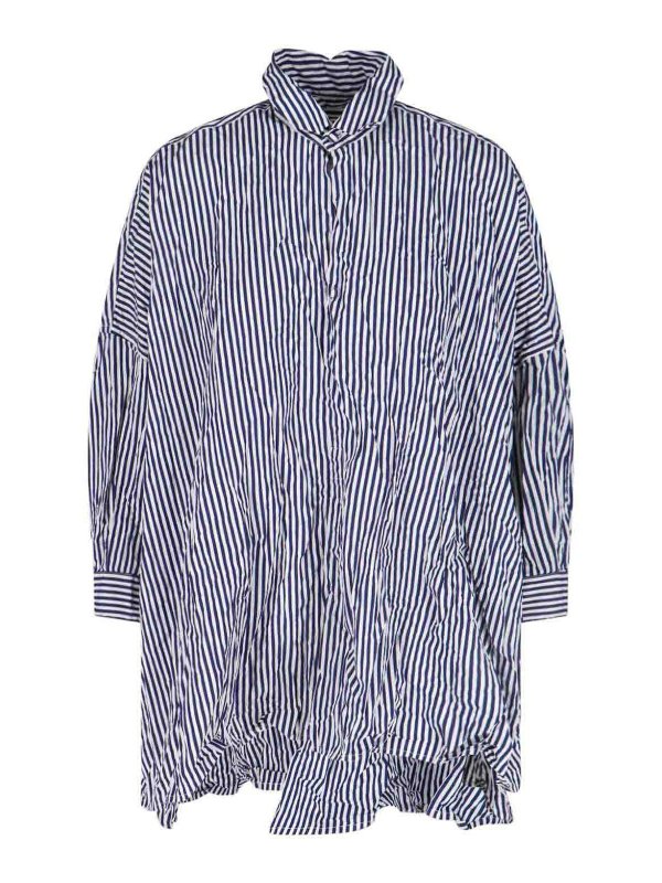 DANIELA GREGIS: abiti al ginocchio - Vestito  A Righe