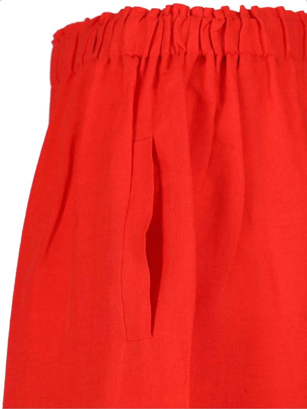 Pantalons Décontractés - Rouge shop online: DANIELA GREGIS