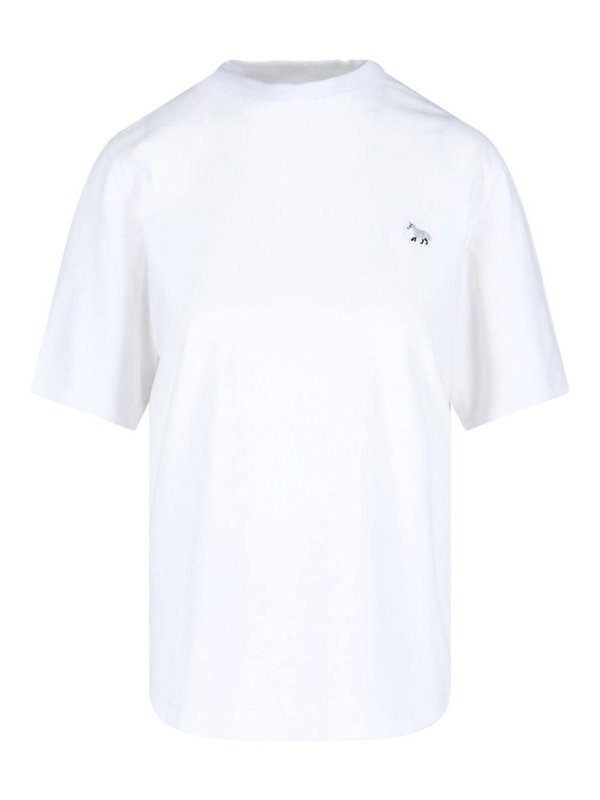 MAISON KITSUNÉ: Tシャツ - Tシャツ - 白