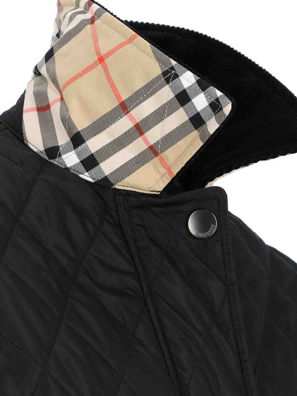 Diamond quilted jacket shop online: BURBERRY