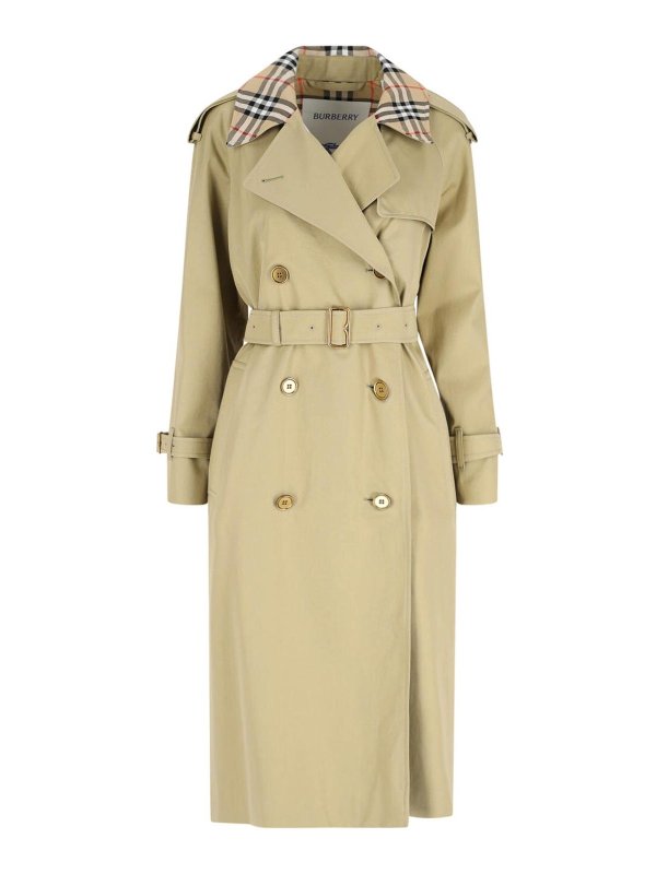 トレンチコート Burberry TRENCH COAT (8111157 C2981) Burberry Trench Doppiopetto - Beige - Women | 8111157