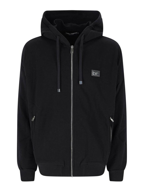 DOLCE & GABBANA: Sudaderas y suéteres - Sudadera - Negro