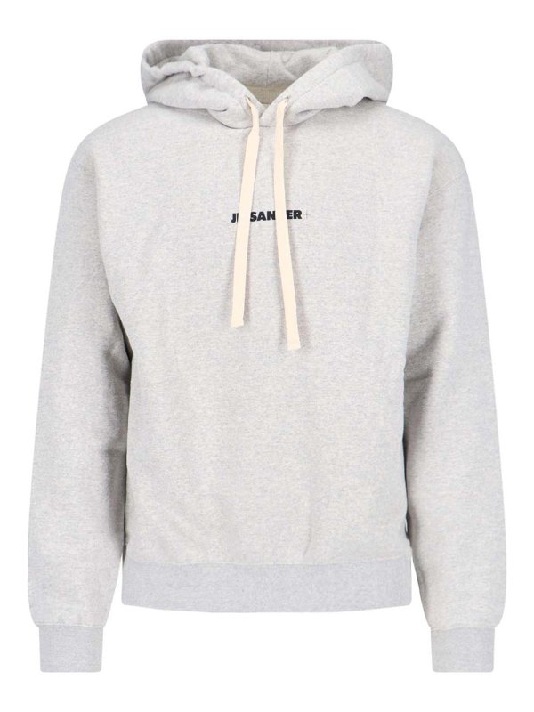 JIL SANDER: Sudaderas y suéteres - Sudadera - Gris
