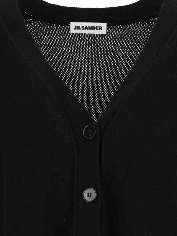 The Best Shops JIL SANDER: カーディガン - カーディガン - 黒