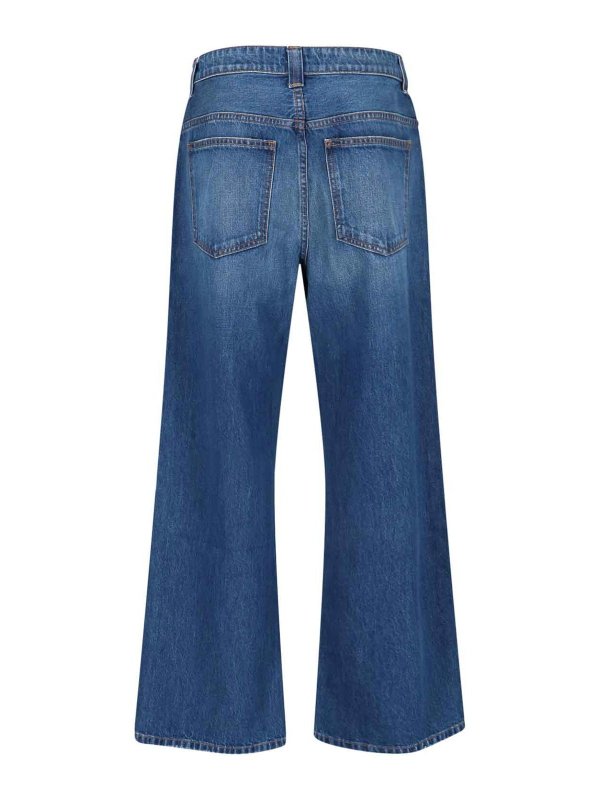 KHAITE: Bootcut online - Bootcut Jeans - Blau