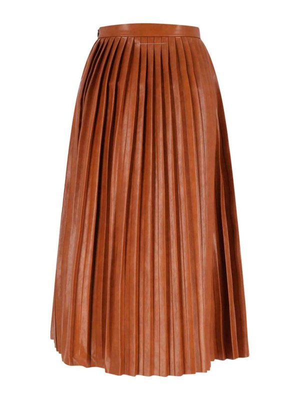 MM6 MAISON MARGIELA: Jupes midi et au genou online - Jupe Midi - Marron