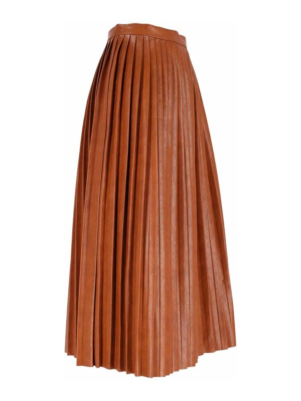 The Best Shops MM6 MAISON MARGIELA: Jupes midi et au genou - Jupe Midi - Marron