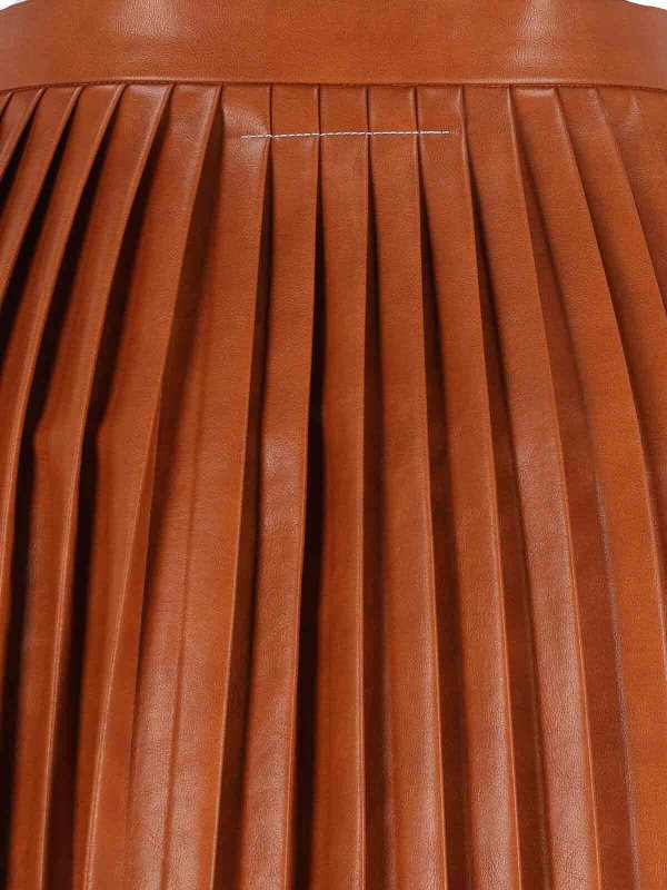 Jupe Midi - Marron shop online: MM6 MAISON MARGIELA