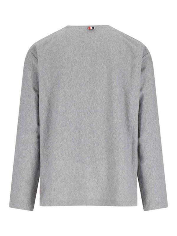 THOM BROWNE: t-shirts online - Logo shirt