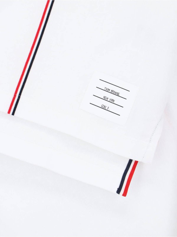 Logo shirt shop online: THOM BROWNE