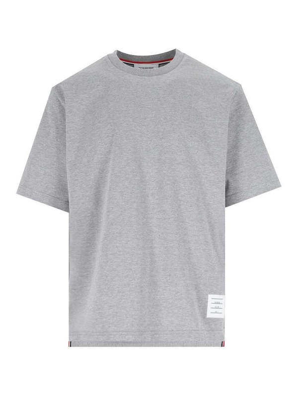 THOM BROWNE: T-shirts - T-Shirt - Gris