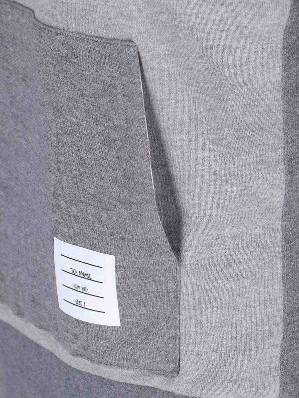 Hooded sweatshirt shop online: THOM BROWNE