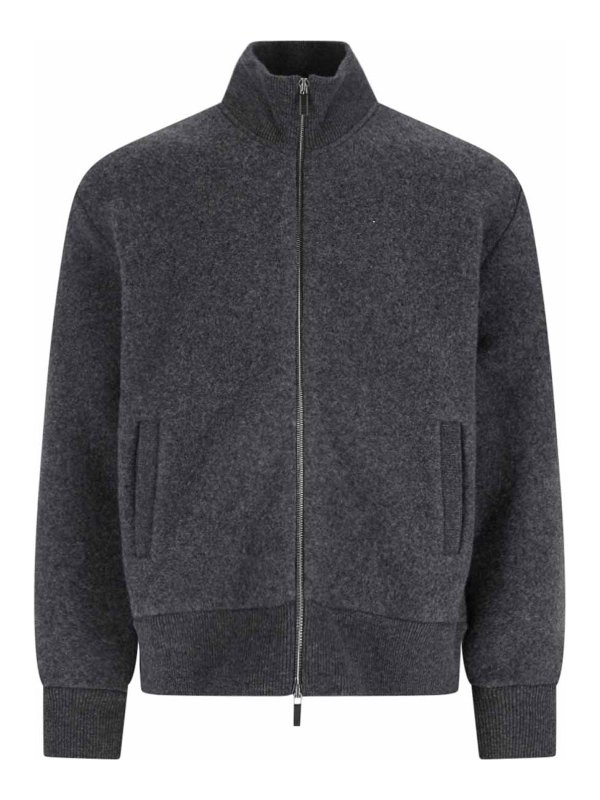 THOM BROWNE: giacche casual - Gicca Zip in Lana