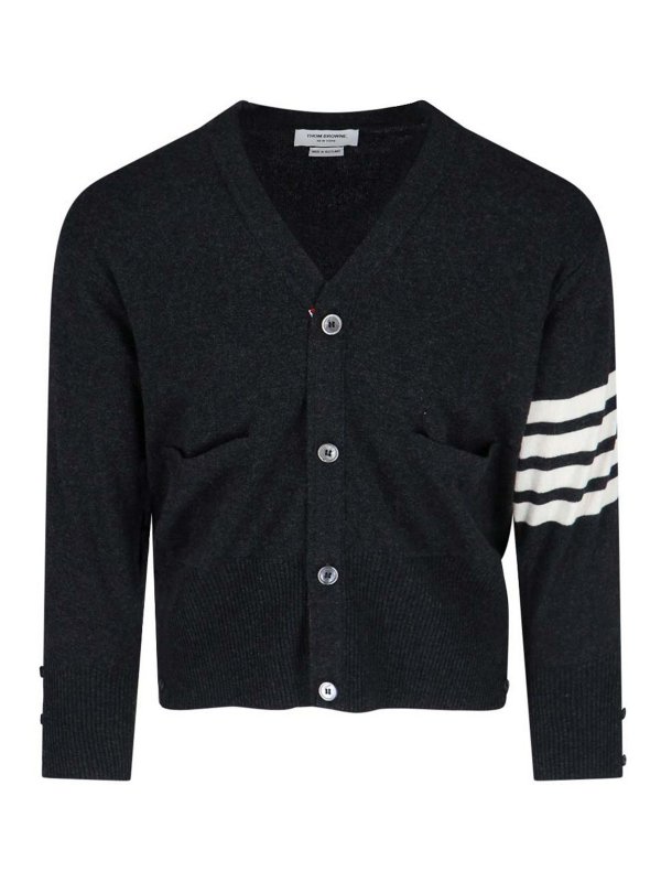 THOM BROWNE: Cárdigans - Cárdigan - Negro
