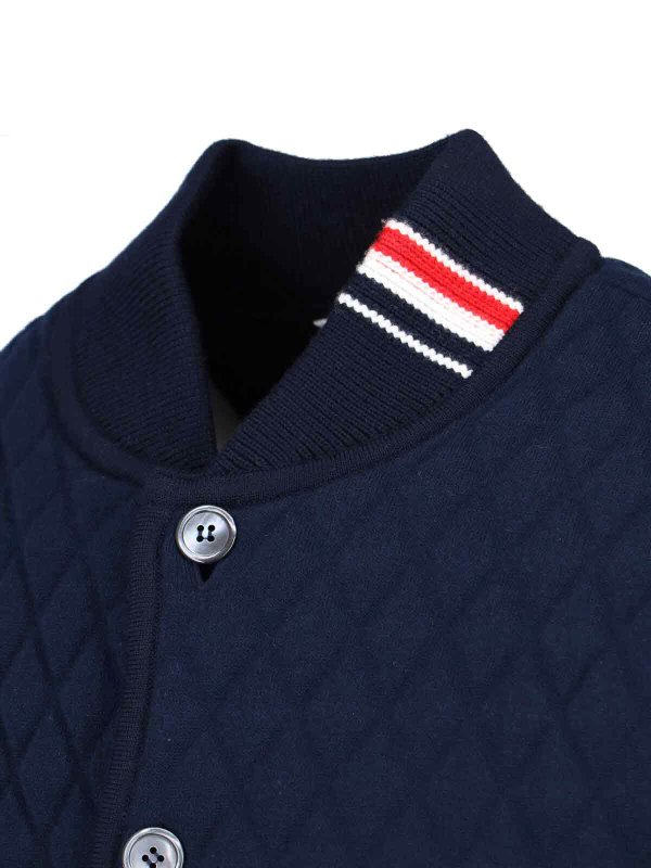 Merino wool jacket shop online: THOM BROWNE