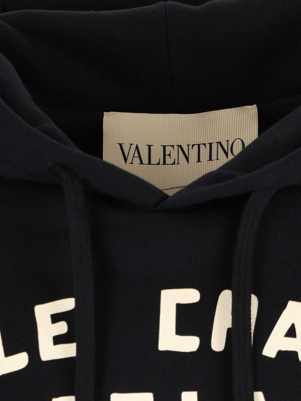 Felpa Cappuccio shop online: VALENTINO