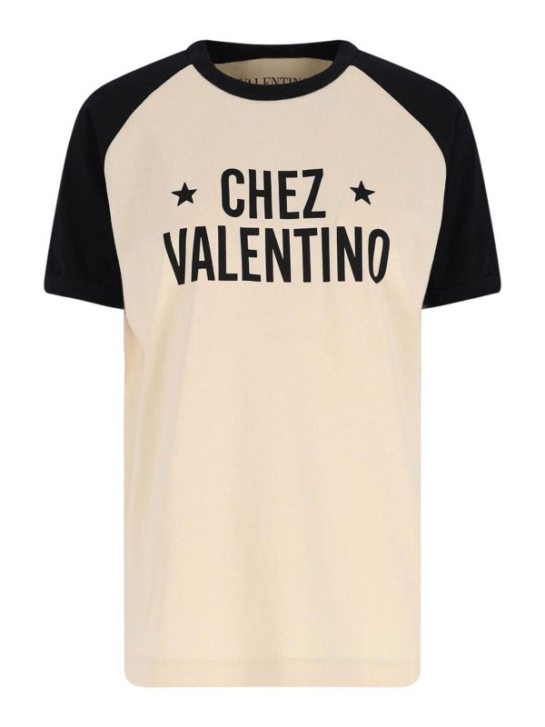 VALENTINO: T-shirts - T-Shirt - Weiß